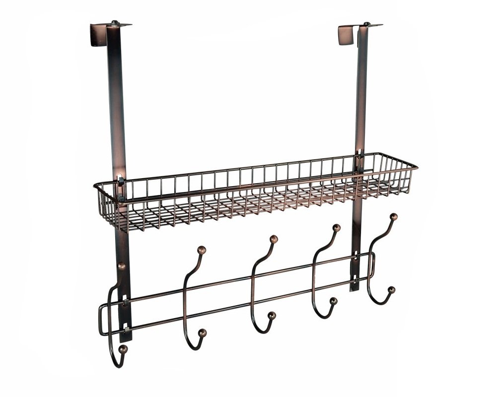 HENGRUICreative Kitchen Storage Rack Bathroom Supplies Rack Hang Behind the Door