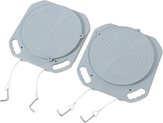Wheel Alignment Turn Plate, 5 Ton Capacity 360 Degree Rotation 2.4in Sliding Distance Made with High Strength Mg Alloy, for Most Cars and Trucks