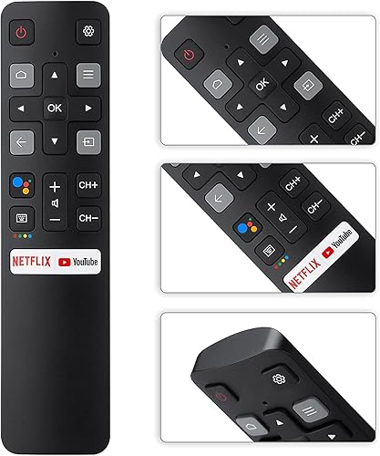 Miniatura 3 de Nuevo control remoto reemplazado RC802V FNR1 apto para TCL Android 4K Smart TV [sin función de voz] 40S334 50S434 55S434 75S434 40S330 70S430 32S334