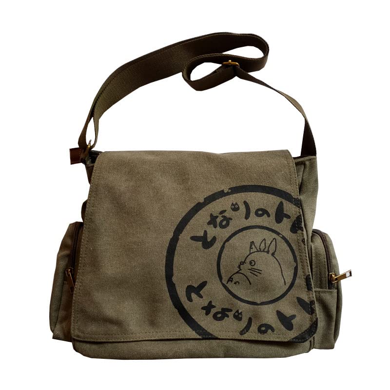Bolsa mensageiro de lona coreana para homens, bolsa de ombro grande capacidade, bolsa casual para computador, mochila masculina
