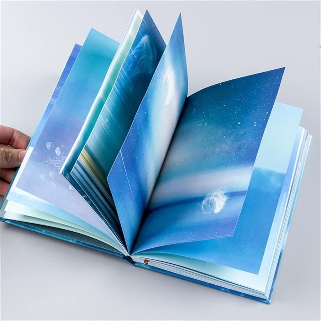 Notebook A5 Blank Color Art Drawing Papers Journal Note Book Diary Notepad Stationery Gifts (Color : D, Size : 13X19CM)