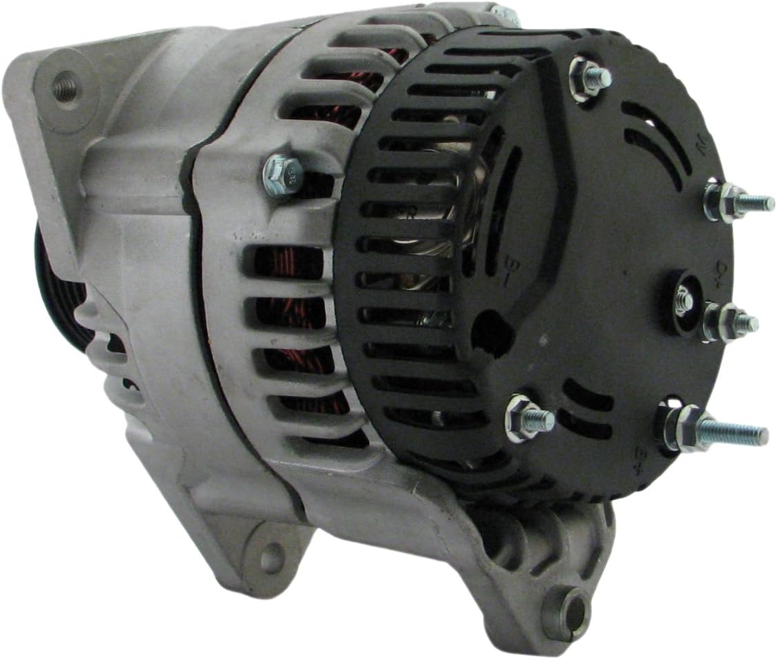 URQS New Alternator for Case & New Holland Ag Tractors MXM120/130/140/155/175/190 6-456 Dsl New Holland TM115-TM190 166-27106 90-17-8090 IA1020 11.203.088 AAK5355 87361085 MG404 MG443