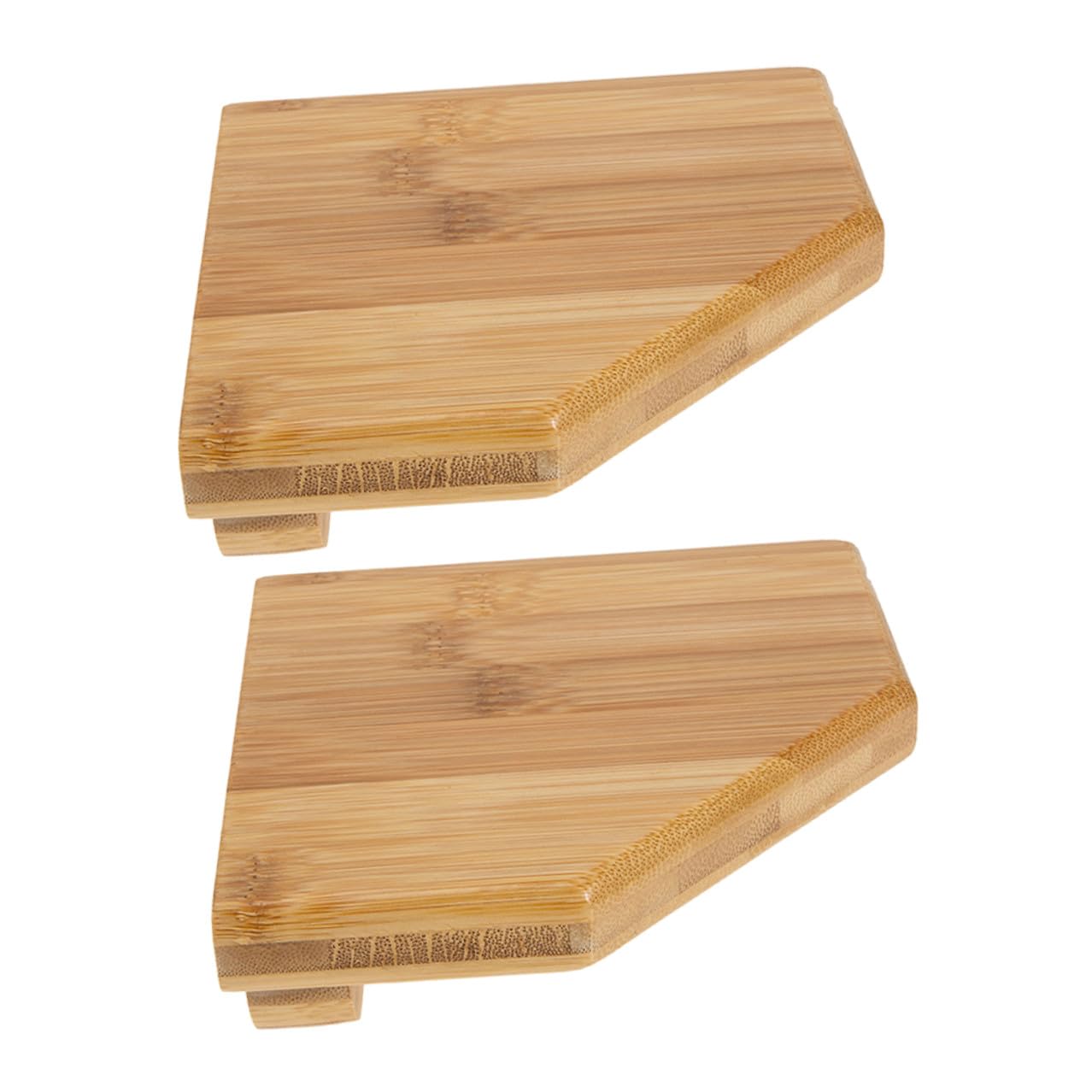 SaryEdge 2pcs No Drill Floating Corner Storage Shelves - Space-Saving Wall Mount Units for Bathroom & Kitchen nization - Modern Elegant Home Decor Solution,