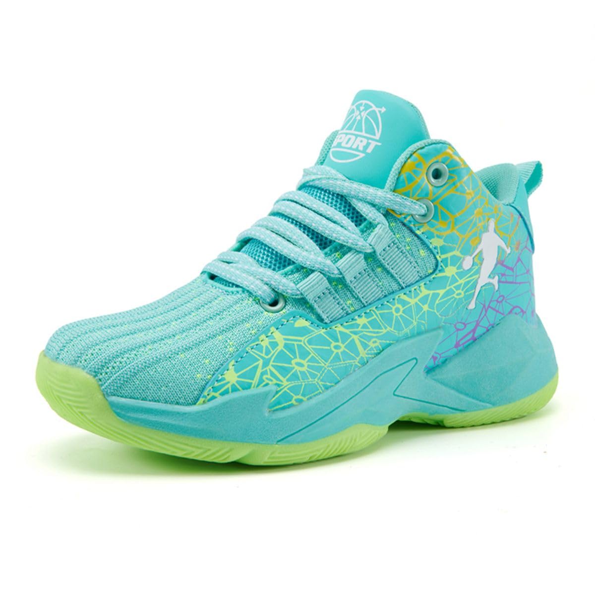 CZHIHANEG Zapatos de Baloncesto para niƱos Zapatos de Baloncesto Zapatos de Baloncesto para niƱos Zapatos Deportivos Cerrados