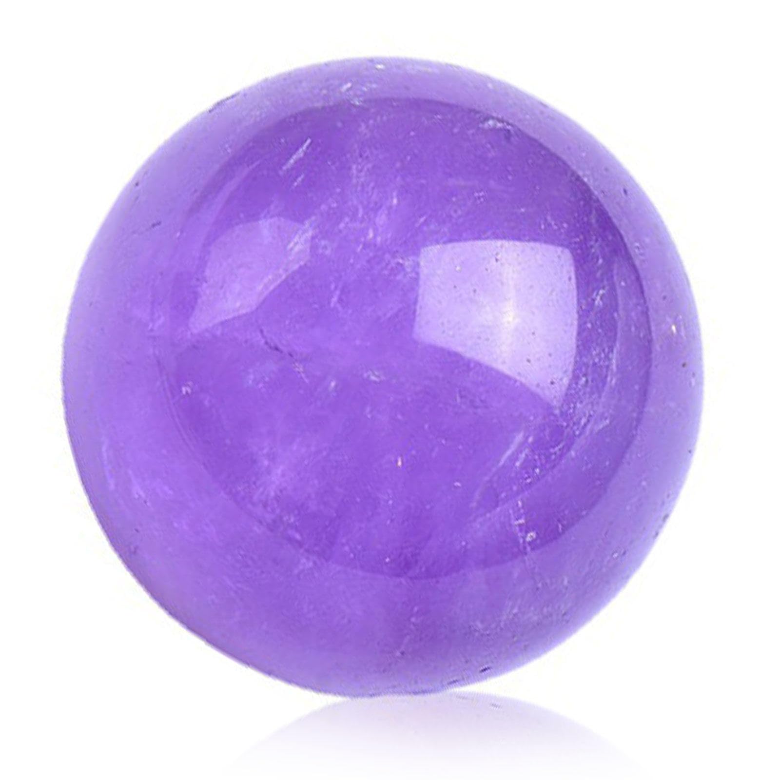 MDBJTCYZN Amethyst Crystal Ball, Quartz Gemstone Sphere Ornament for Yoga, Zen, Balance,20-23mm