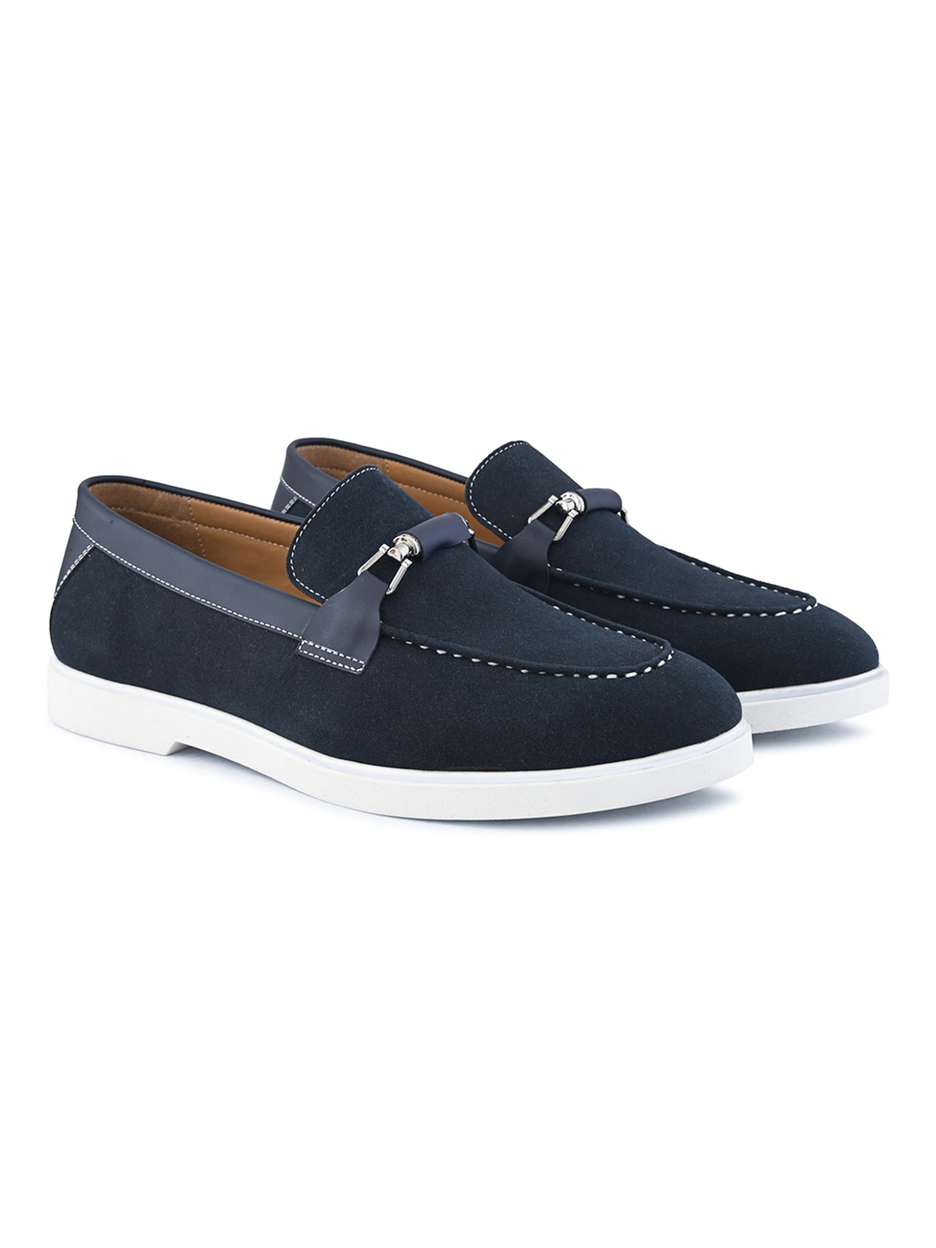 san frissco Men's Loafers Stylish Slip-On Shoes for Office & Casual Wear | Lightweight, Elegant Shoes with Durable TPR Sole Comfortable Footwear for Men-picture-47