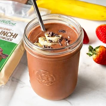 HerbaZest Sacha Inchi Protein Powder (2 LB) USDA Certified Organic Vegan, Non-GMO & Gluten Free Perfect for Smoothies, Baking, Yogurt, Hot Cereal & Savory Dishes