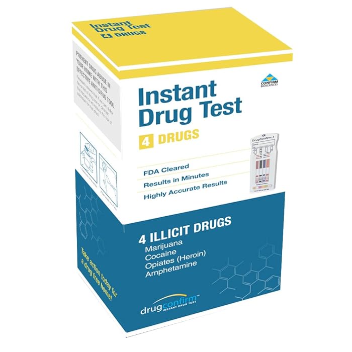 Buy DrugConfirm Advanced Urine Drug Test Kit, 4 Panel, 1 Test Kit
