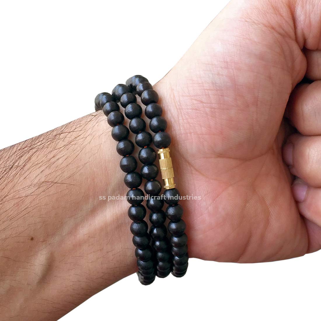 Black Ebony Mala Beads - Protection & Meditation -2 Black Ebony Mala Beads - Protection & Meditation -2