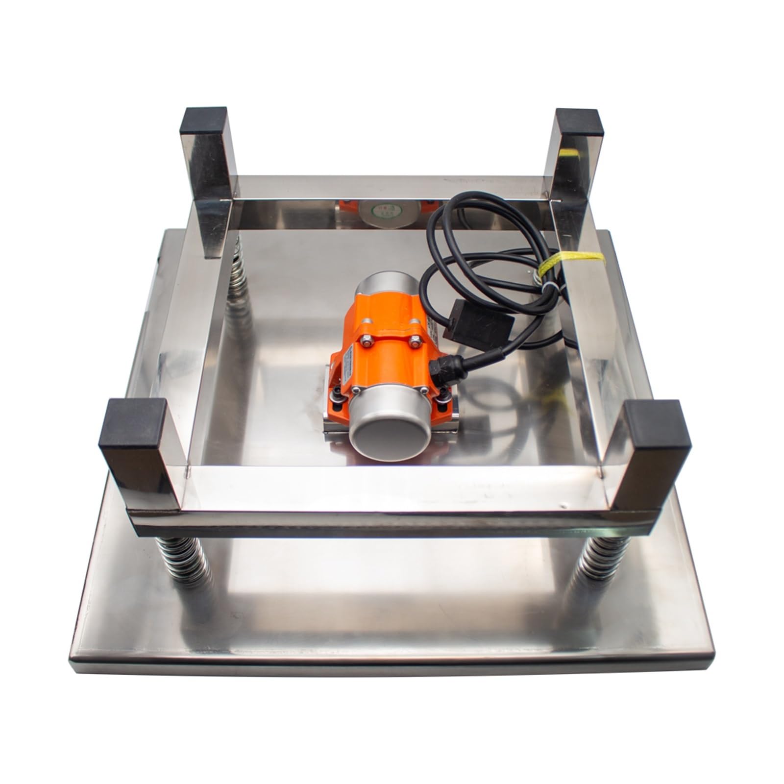 50x50 CENTIMETRI Tavolo Vibrante Calcestruzzo Banco di Prova di Vibrazione Banco di Prova Blocco Piattaforma di Vibrazione Mini Tavolo di Vibrazione In Acciaio Inox