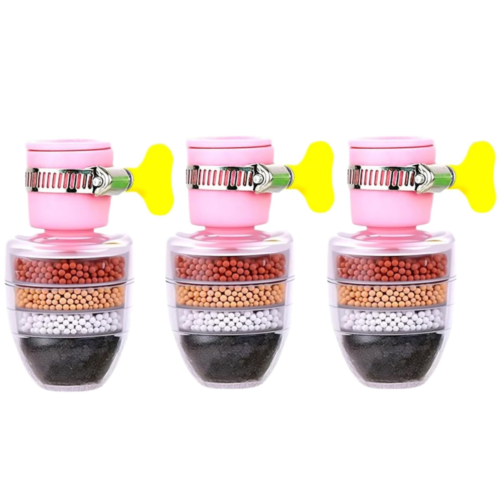 6 Layer Activated Carbon Water Filter Magic Charcoal Filtration Cartridge for Faucet High Flow Rate Shower Filter with
