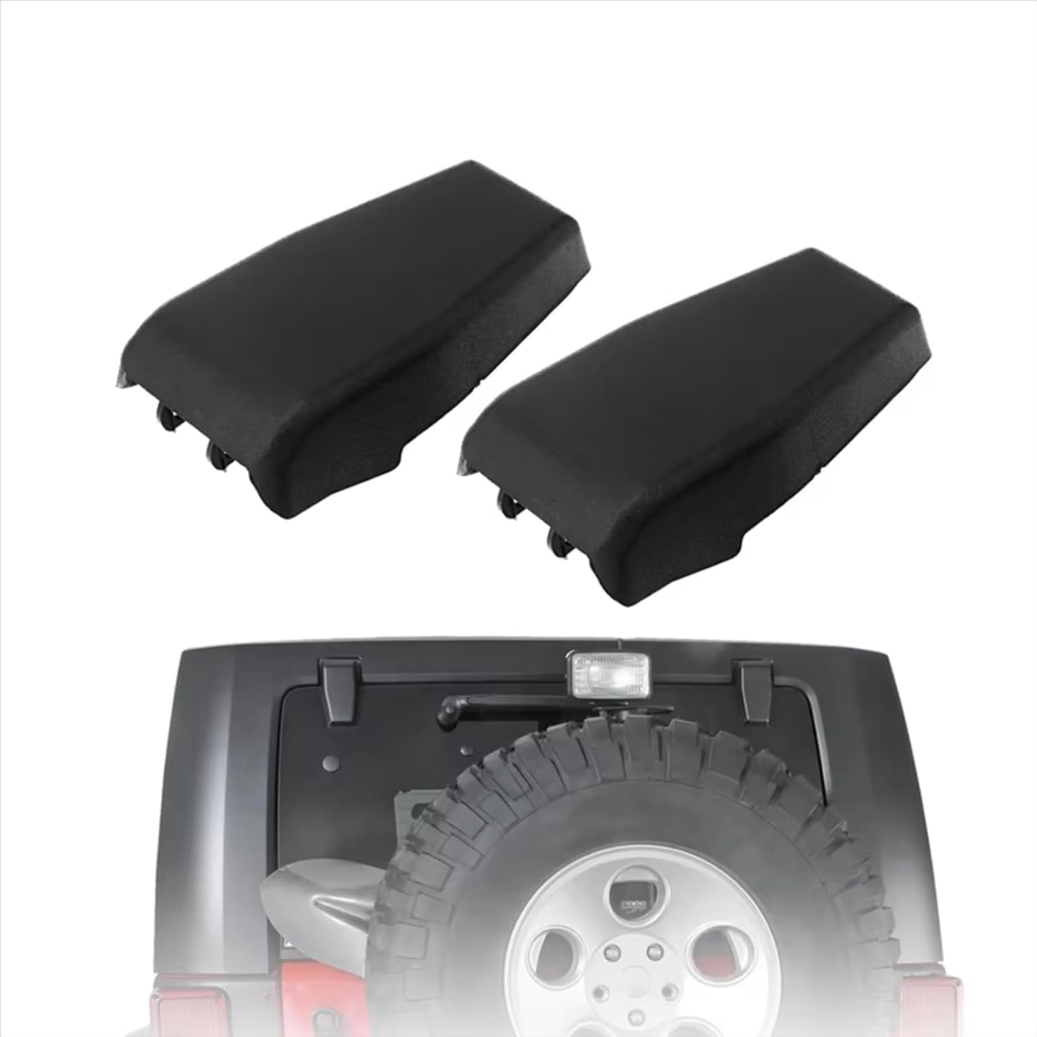 Rear Glass Hinges, For Jeep, For Wrangler JK 2007-2018 Car Rear Gate Glass Window Hinge Liftgate Tail Gate Hinges 68413488AA