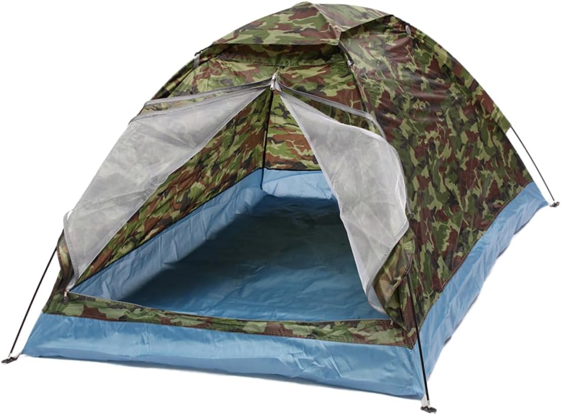 Rod Camping Tent Double Person Beach Tent Lightweight and Portable for Hiking and Camping