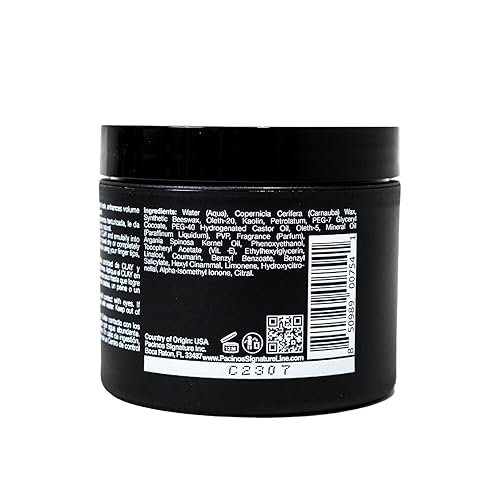 Miniatura 3 de Pacinos Signature Line - Pasta de arcilla para el cabello, cera de peinado de larga duración con sujeción firme para todos los estilos de cabello, 4