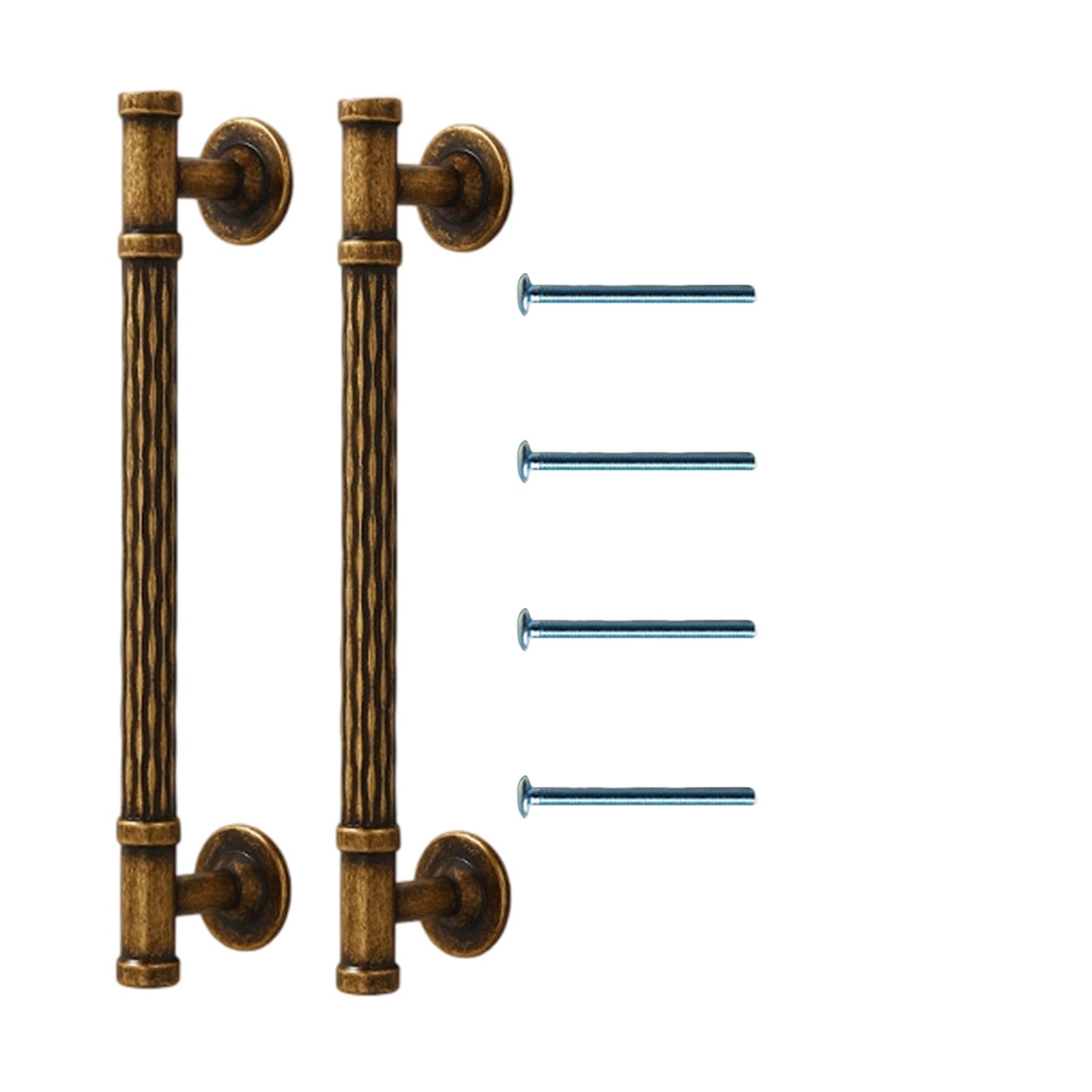 Pangboer Antique Bronze 1Pair Zincs Alloy Cabinet Drawer Handle Vintage Furniture Decorative Handle Cupboard Pulls Furniture Decoration Kitchen Cupboard Door Knobs Hardware