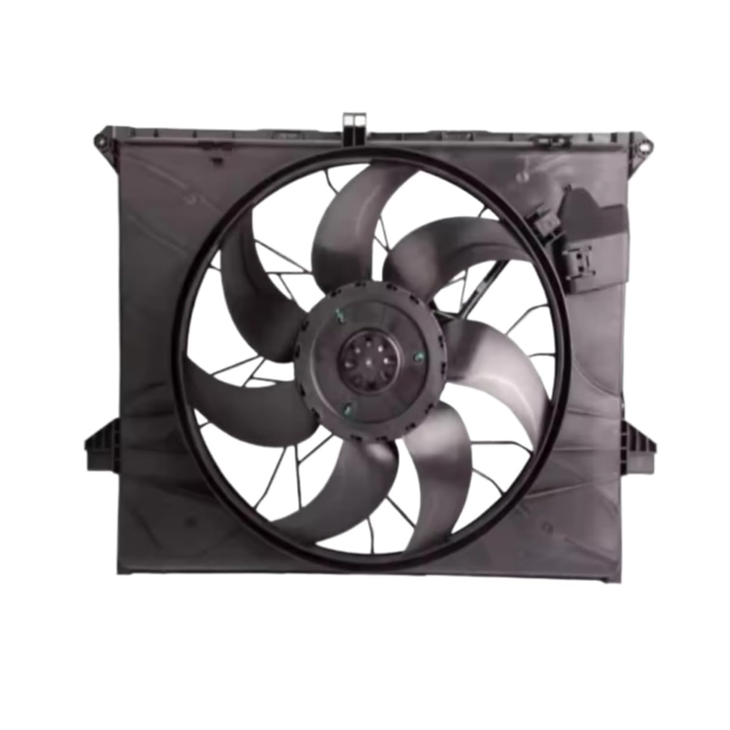 Engine Cooling Fan Mount Kit 600w Radiator Cooling Fan Assembly A1645000493 A1645000193 A1645000593 for Benz for W164 2005 2006 2007 2008 2009 2010 2011
