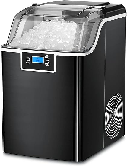 Nugget Ice Maker Countertop with Self-Cleaning