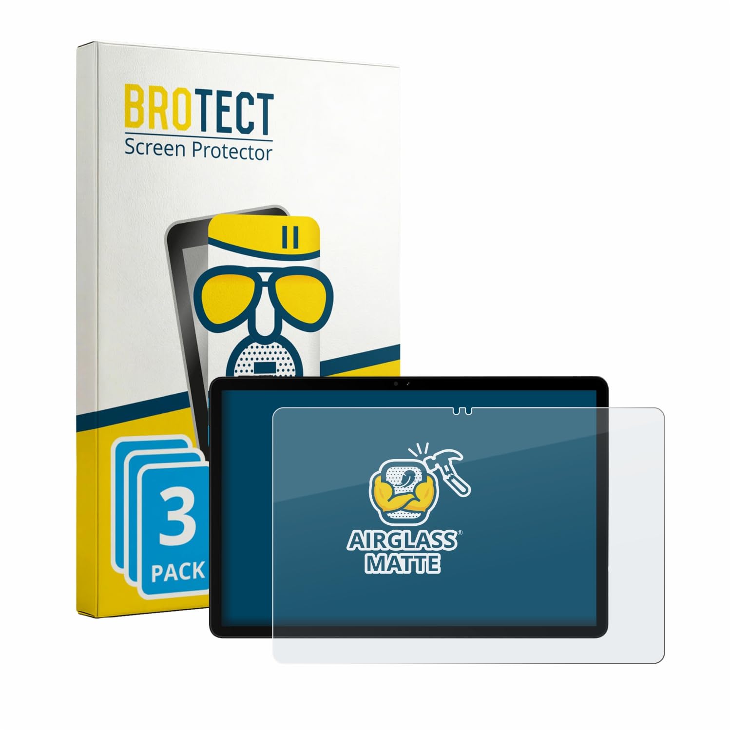 BROTECT Protector Pantalla Mate Cristal para POPUX P11 (3 Unidades) Protección Anti-Reflejos
