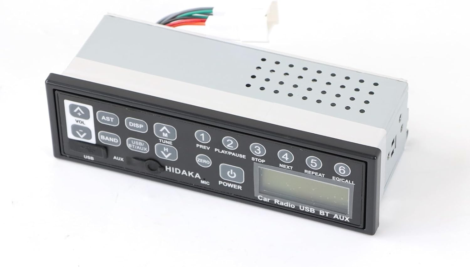 M200 Universal Car Bluetooth Radio 12V/24V Heavy Duty Stereo with USB AUX‑in AM/FM OEM Replacement for Komatsu Kobelco Sumitomo Excavator Heavy Equipment Parts