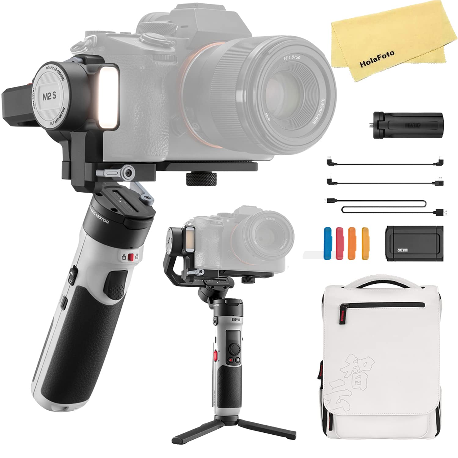 デジカメ・スマホ・アクションカメラジンバル Zhiyun Crane M2S Zhiyun Crane M2S/M2S Pro Gimbal for Action Camera, Mirrorless