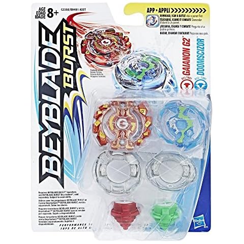 BEY BLADE C2358EL2 Burst Evolution "Gainon G2 and Doomscizor" Dual Pack Cover