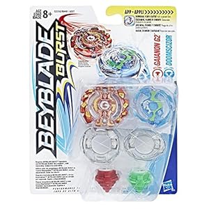BEY BLADE C2358EL2 Burst Evolution “Gainon G2 en Doomscizor” Dual Pack