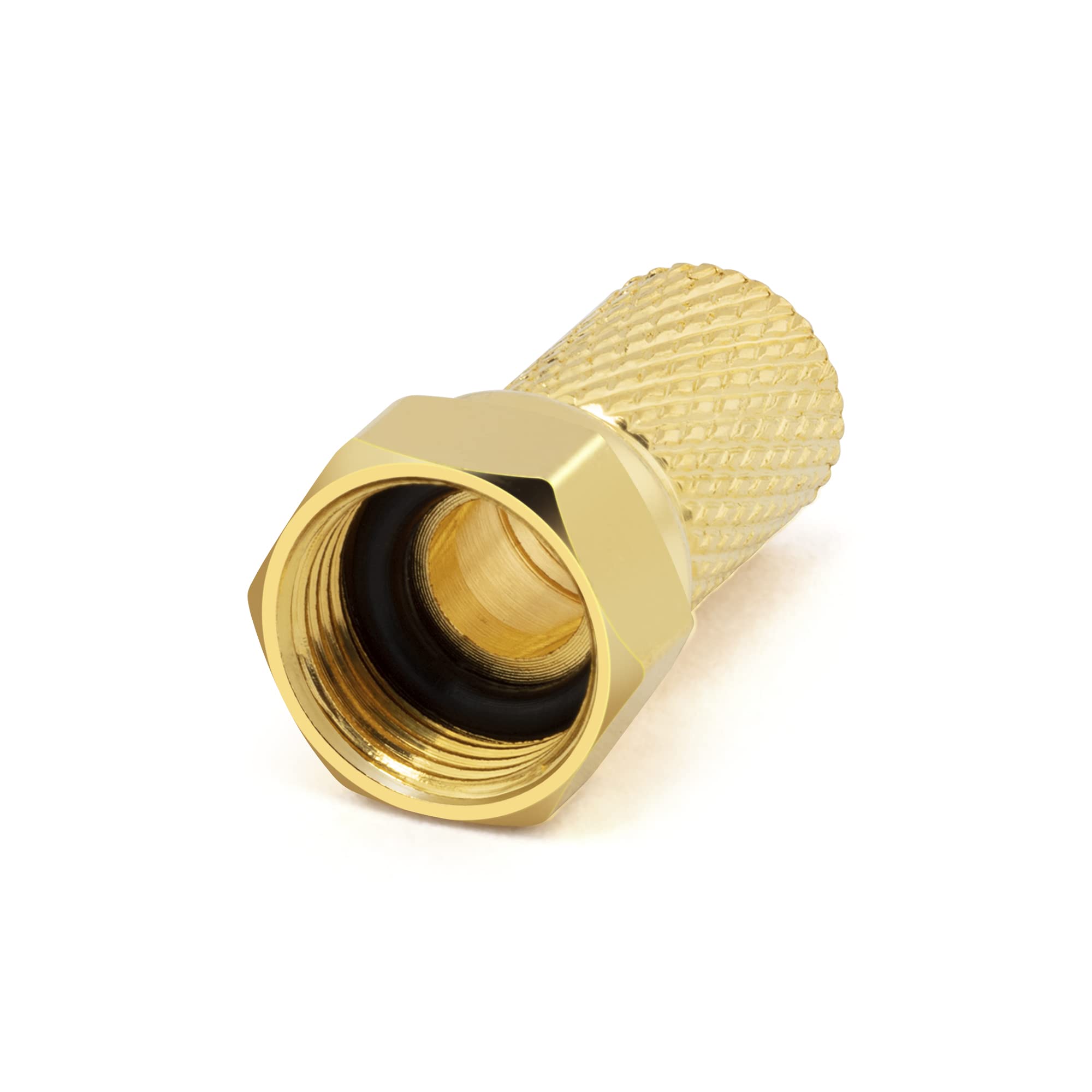 Conectores F Macho De 7mm Con Junta Tórica (pack De 100 Unidades) - Para Instalaciones De TV Y Satélite