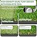 MONOJOY Golf Hitting Mat 5x4ft, Thick 31mm Artificial Turf Practice Mat with 6 Tees, Durable EVA Backing for Indoor | Outdoor Driving, Chipping & Swing Training