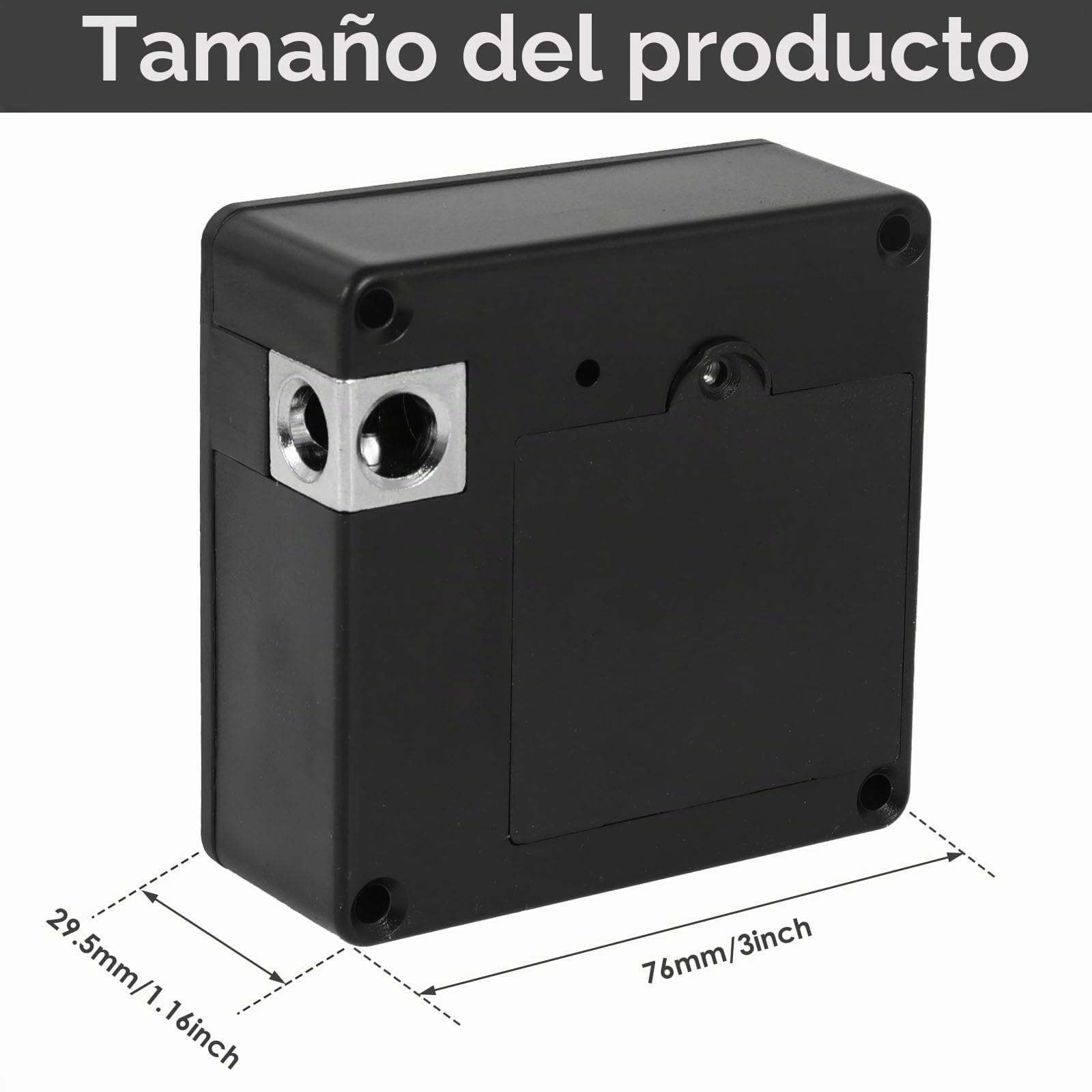 Cerradura magnética oculta RFID con 2 tarjetas RFID programable NFC para armarios, cajones, taquillas, cajas fuertes
