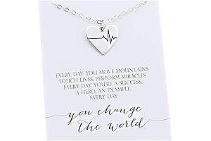 Everyday You Change the World Nurse Necklace Pendant