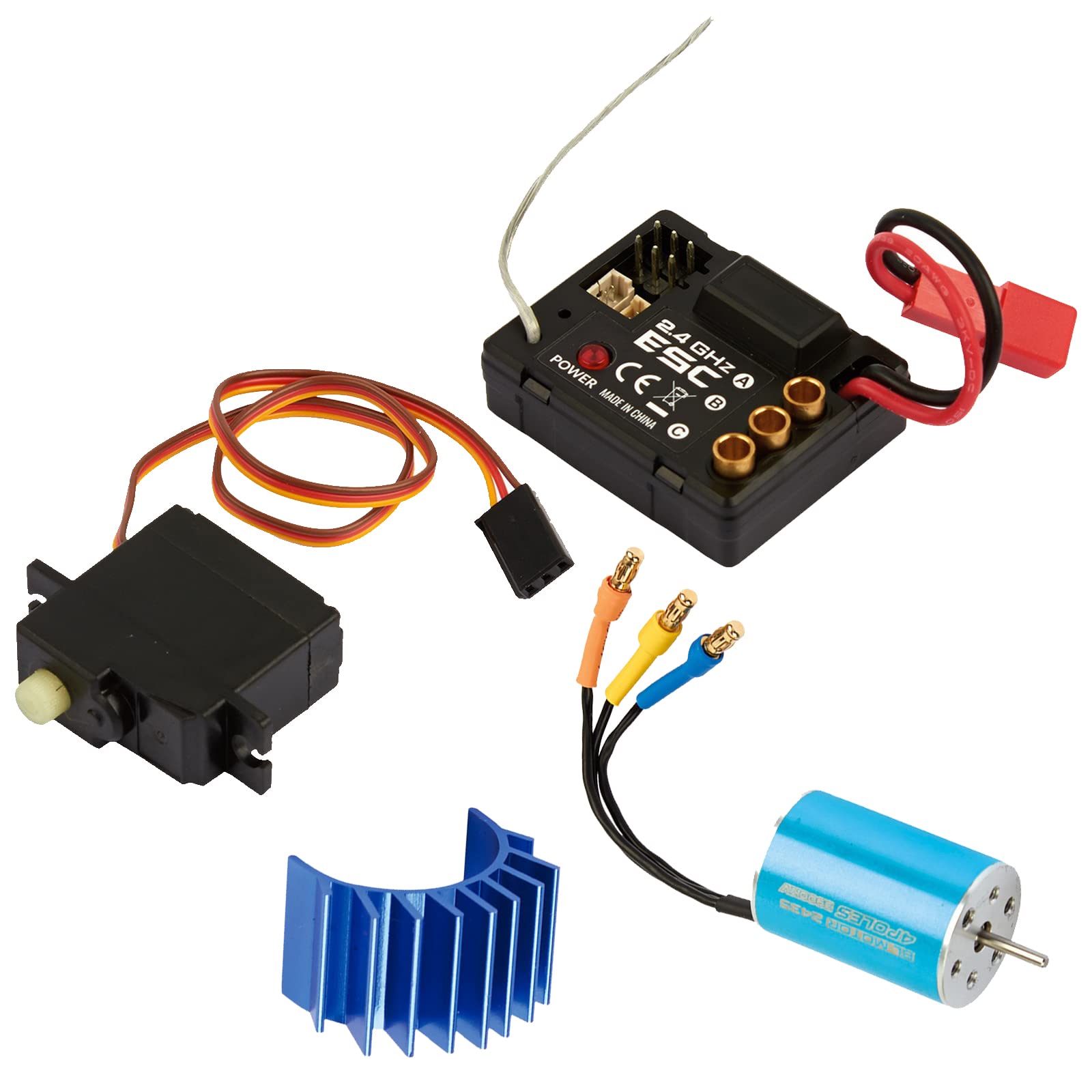 Amazon.com: MOOKEENONE RC Car Brushless Motor Conversion Set for