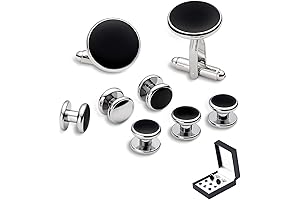 316L Stainless Steel Cufflinks Shirt Studs for Men