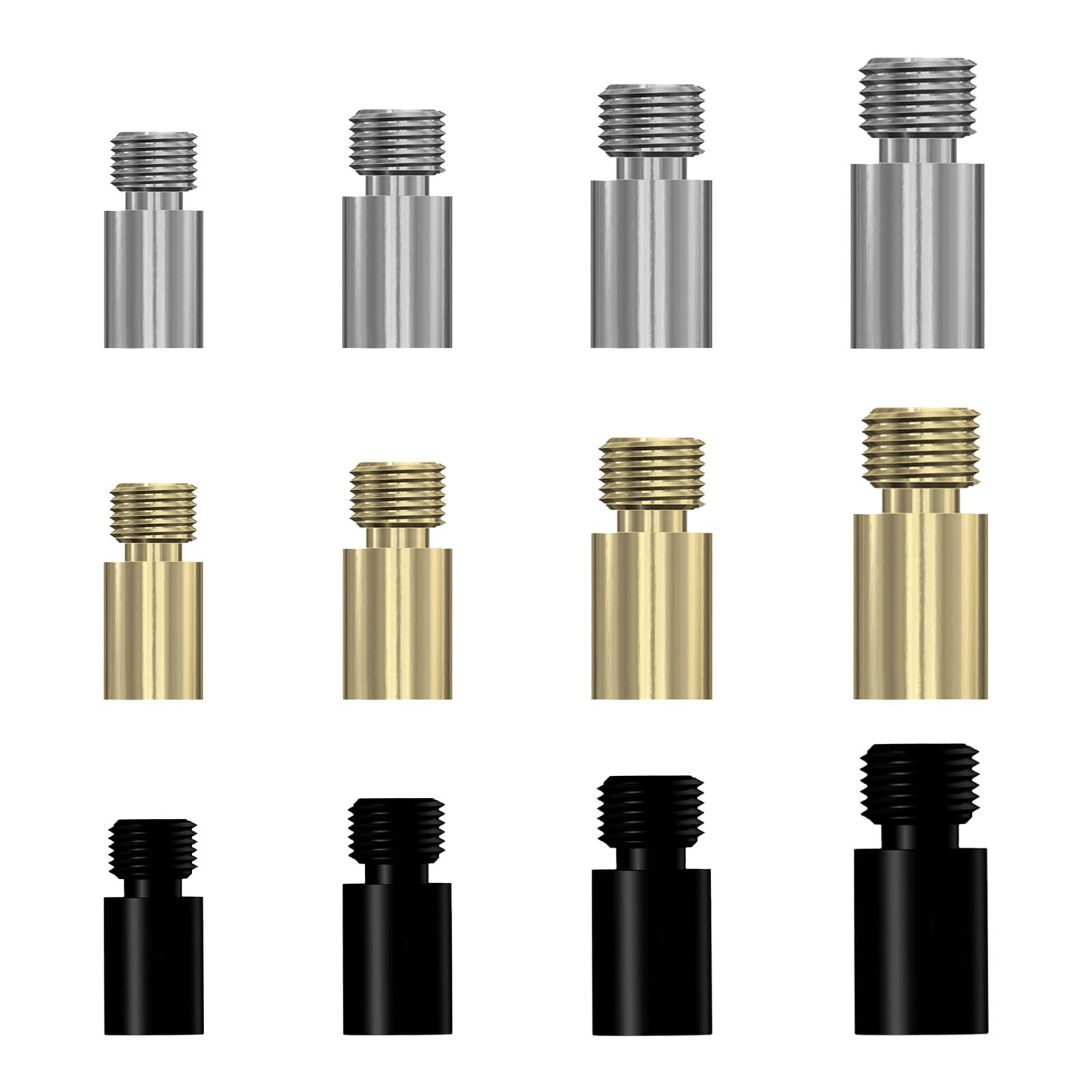 Kit De 36 Poids Pour Fléchettes En Laiton - 1,5g/2g/2,5g/3g - Filetage 2BA - Noir, Argent, Or - Pour Ajuster L'équilibre