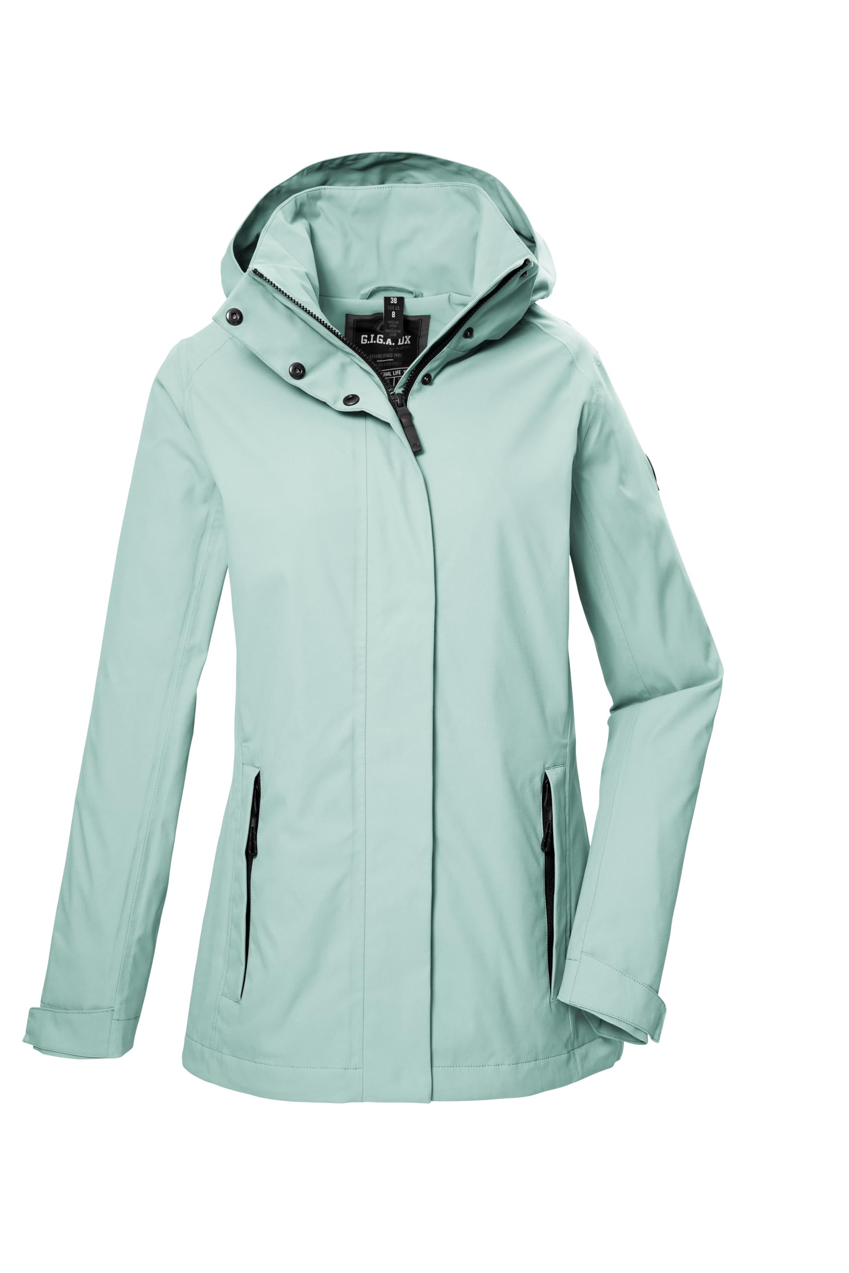 G.I.G.A. DX Gs 53 Wmn Jckt Chaqueta impermeable funcional/chaqueta de exterior con capucha con cremallera Mujer