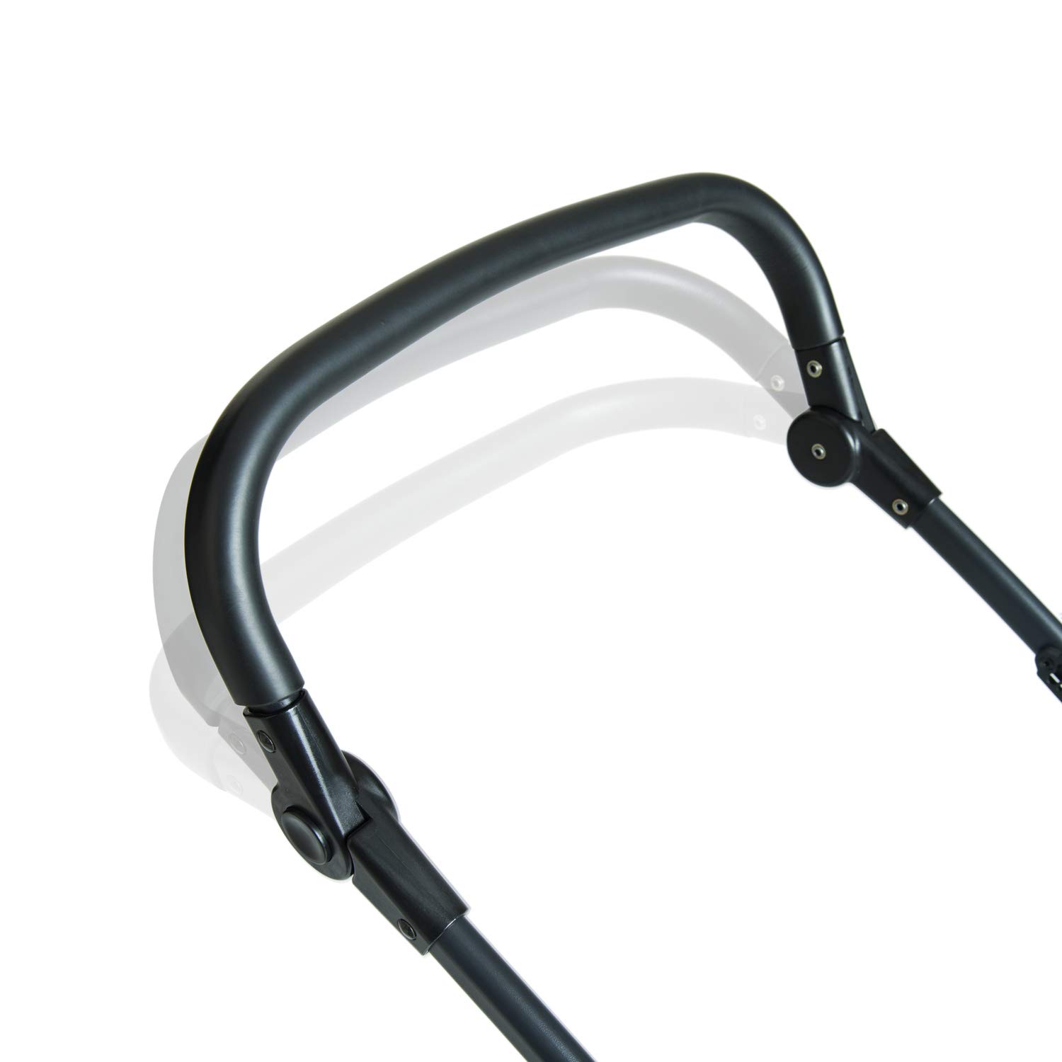 hauck Poussette Citadine Trois Roues Rapid 3 / Jusqu'à 25 kg / Pliable compacte / Hauteur Réglable / Position Couchée dès la Naissance / Grandes Roues / Panier Achats / Noir