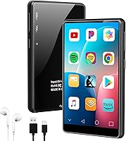 Vista 1 de Reproductor de MP3 con Bluetooth y WiFi, reproductor de música con pantalla táctil de 4 pulgadas con Spotify, Play Store, Pandora, Audible, Yaxa