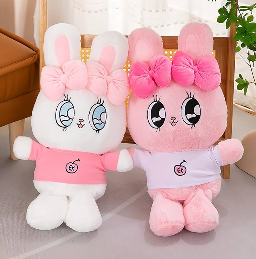 Amazon.co.jp: エスターバニー うさぎ ぬいぐるみ 人形 ピンク 兎