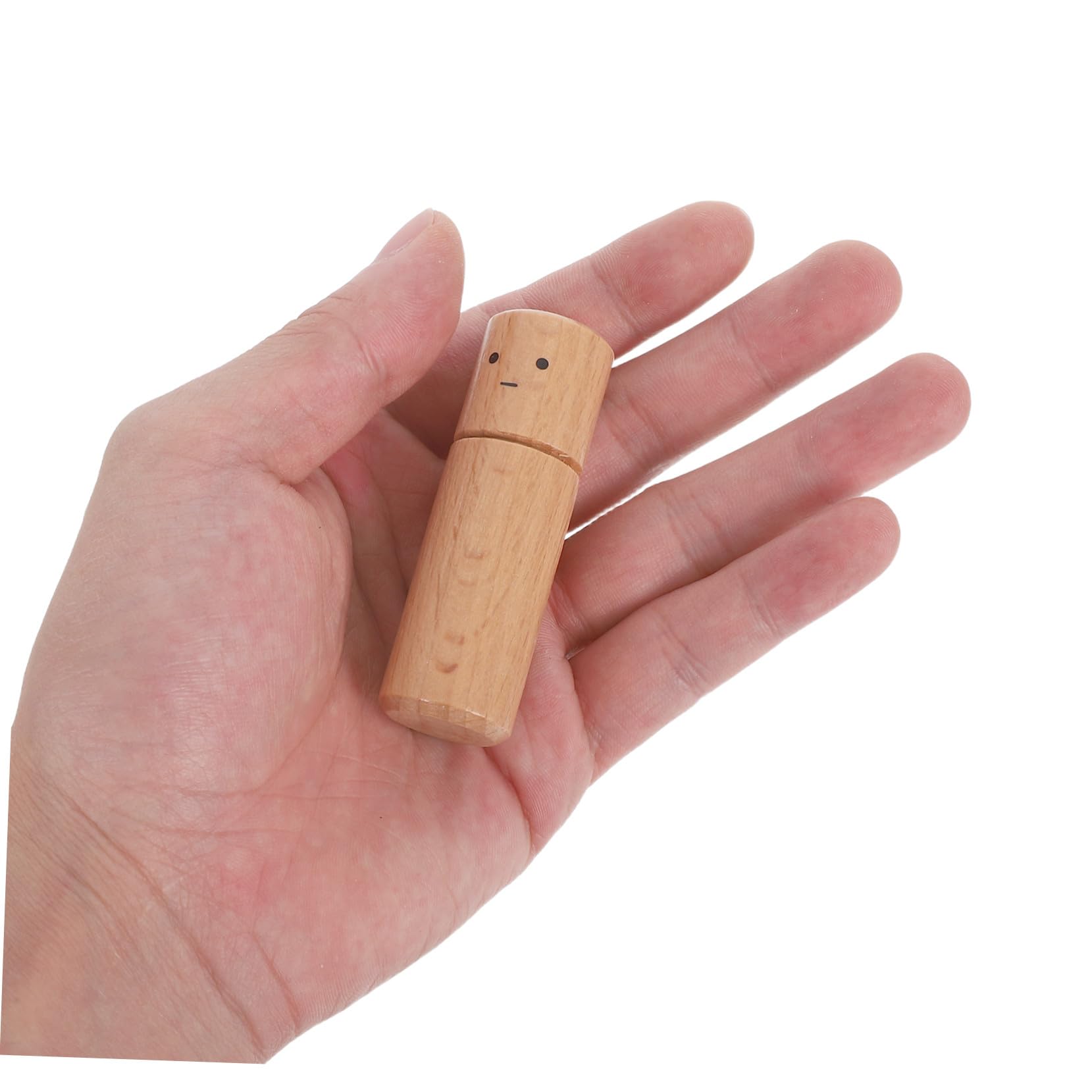 10 Piezas Wooden Peg Dolls Natural Wood Crafting DIY Painting Small Peg People For Early Education Decor