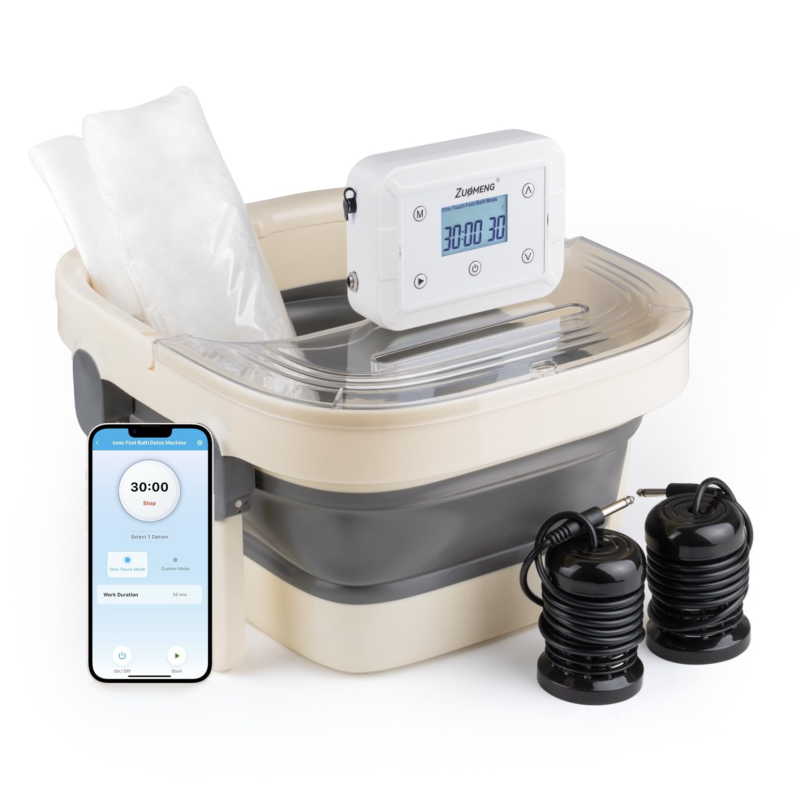 Amazon.com: Bluetooth Ionic Foot Bath Detox Machine for Home Spa