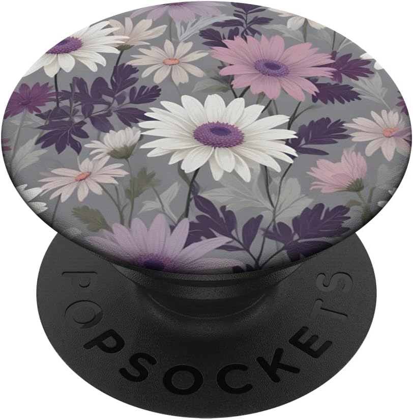 Wildflower Floral Pattern Cute Flowers PopSockets PopWallet for MagSafe