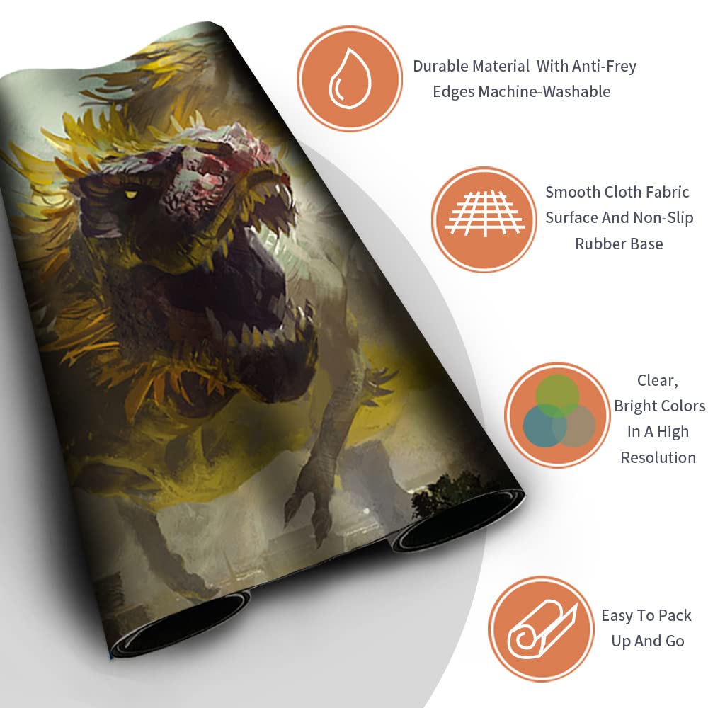 Four leaves MTG Playmat - Zacama, Primal Calamity, Zacama, Primal Calamity - Jh, Large - Image 3