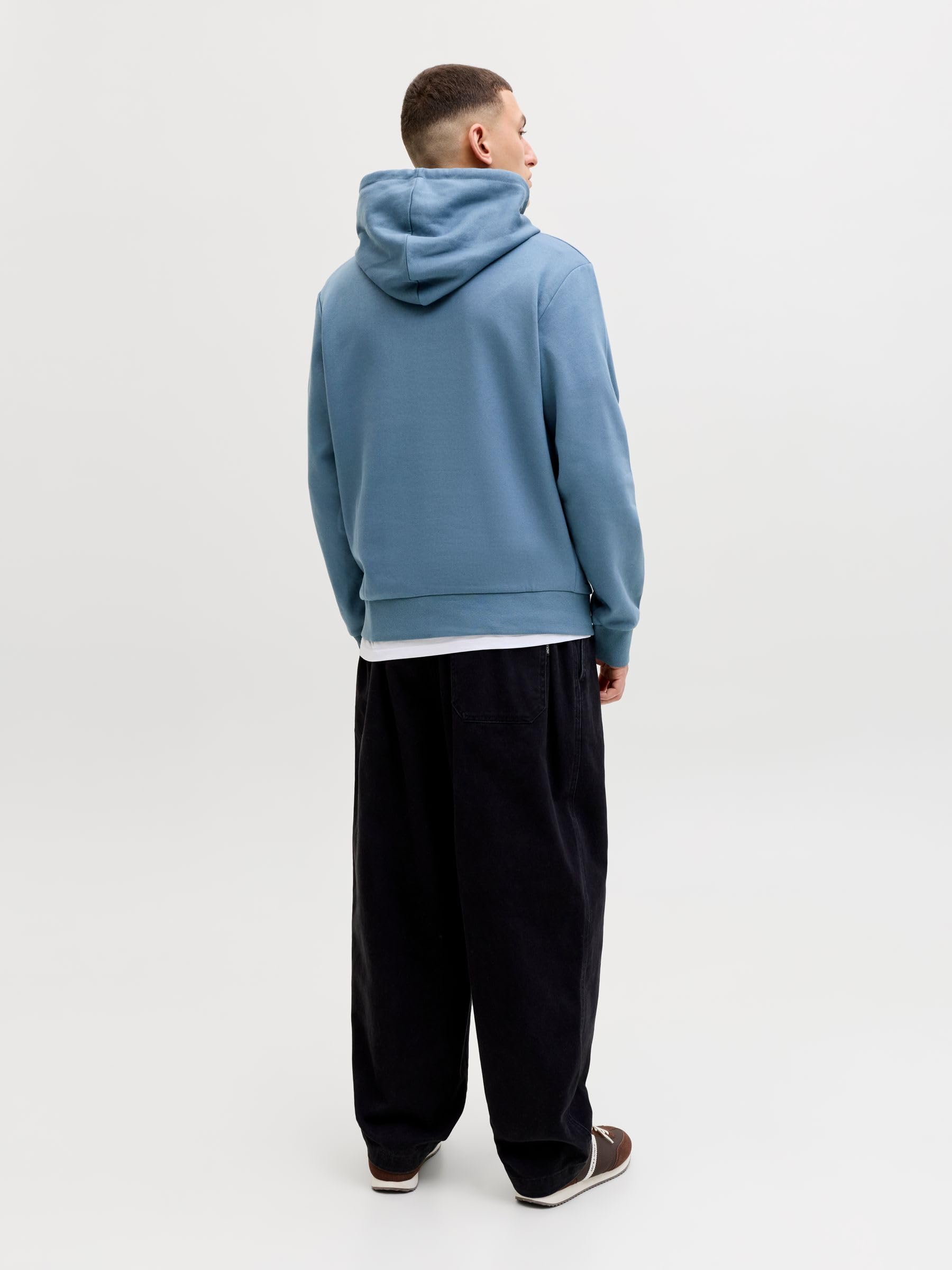 JACK & JONES Męska bluza z kapturem Jjecorp Logo Noos, Blue Mirage, XXL, Niebieski mirage, XXL