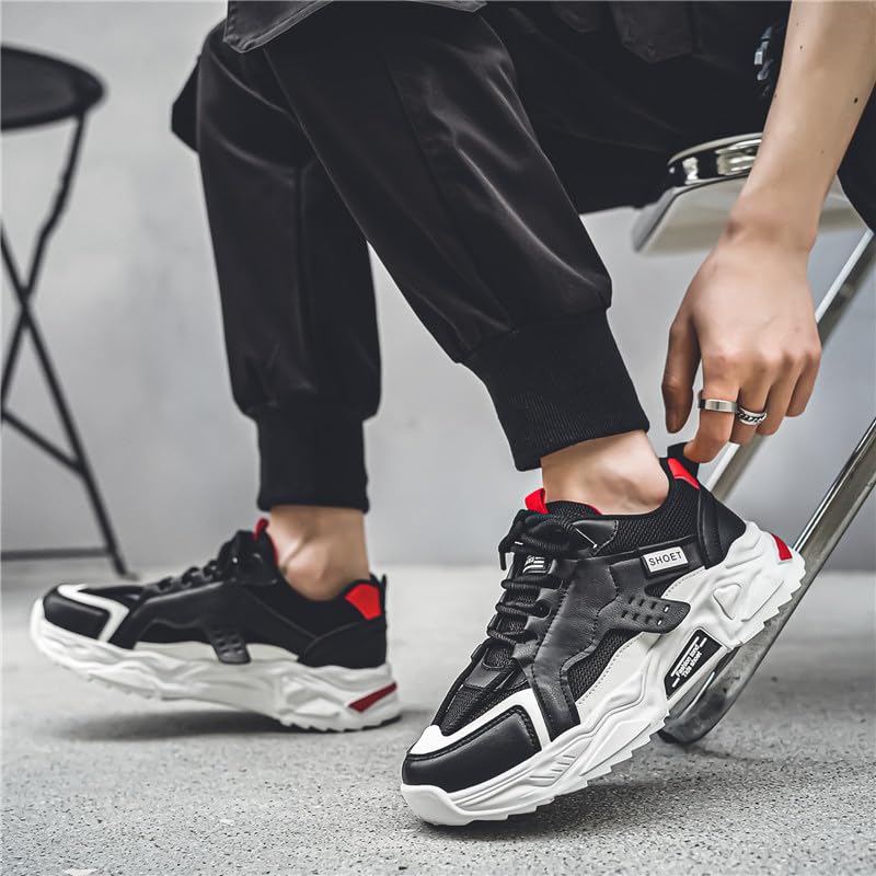 Men's Casual Shoes – Fashionable Breathable Chunky Sneakers, Youth-Oriented Korean-Style Thick-Soled Sports Shoes for Trendy Looks2