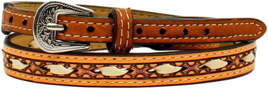 M&F Western Products 0.5in Rawhide Lacing Leather Western Hatband - Brown, One Size