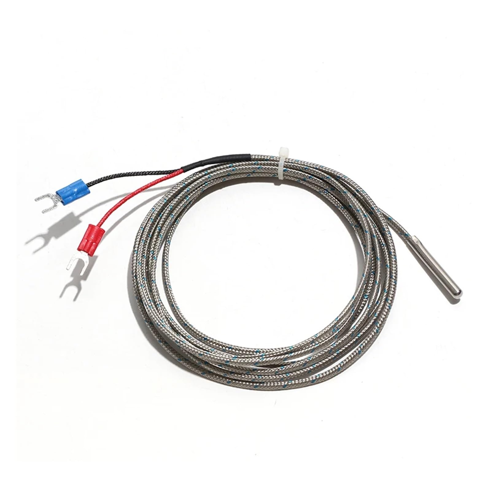Sonda de termopar WRNT-035 K/E/J - 4x30 mm, cable blindado aleación 0,5-4 M, alta precisión (1 unidad)