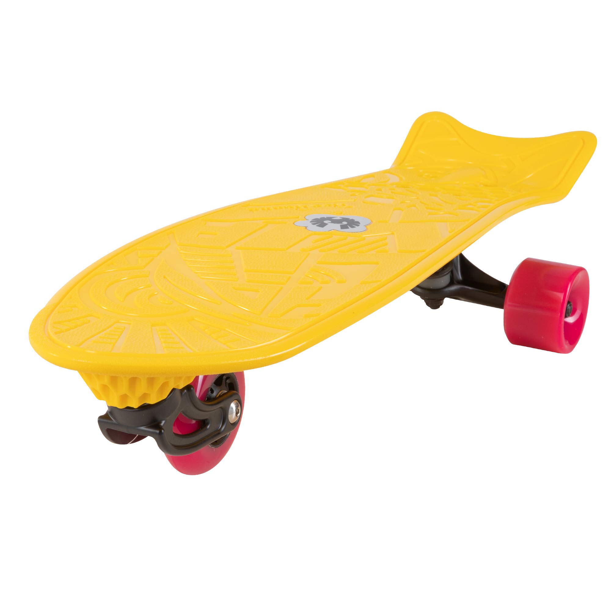 REKON HOLIWAY Bee Board Skateboard with Yellow Deck and Pink