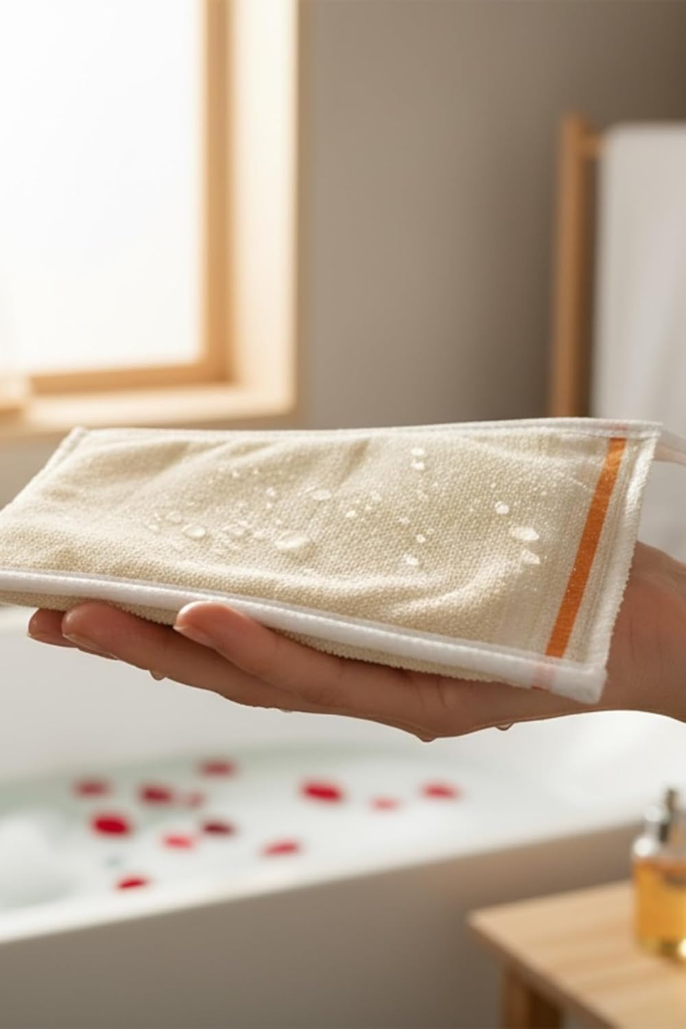 SODEF Exfoliating Bath Glove, Skin Cleansing Shower Mitt, Suitable for Normal Skin Types, One Size - One Size