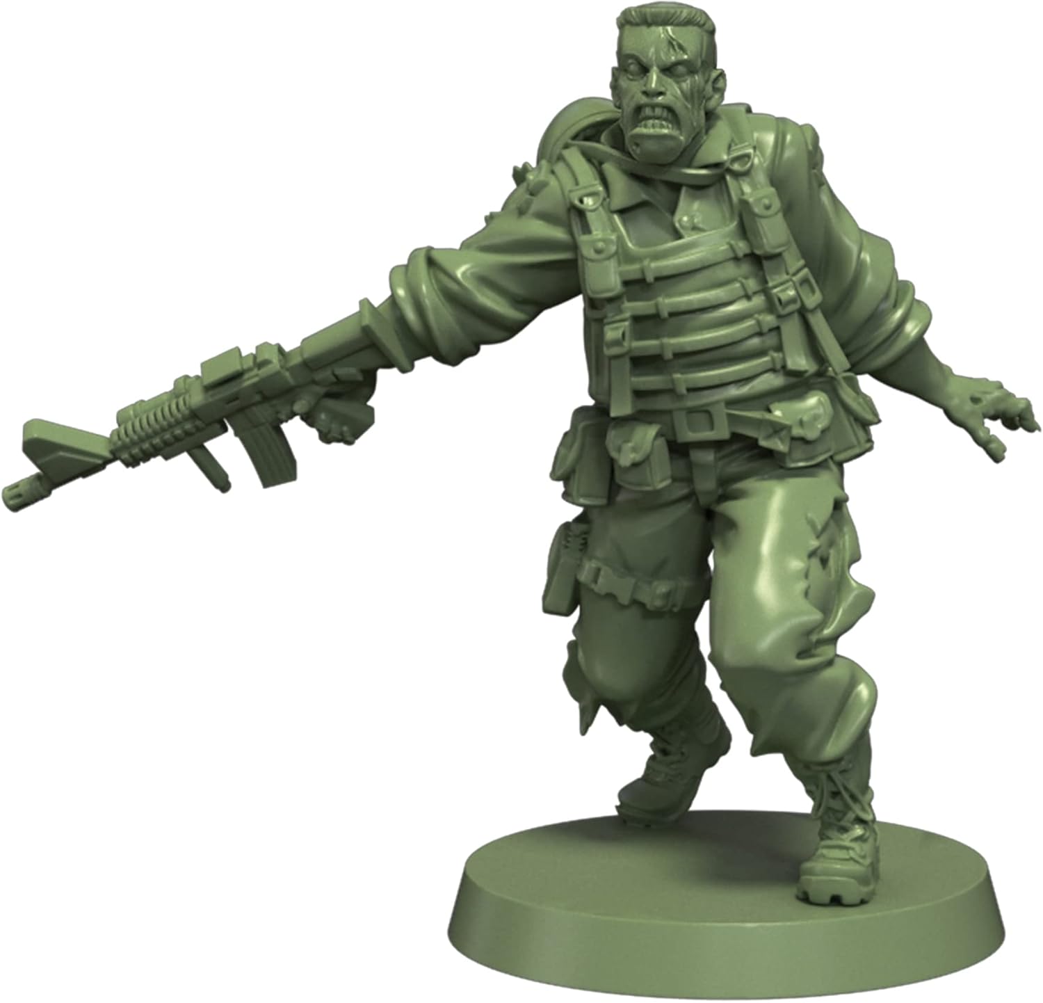 Zombicide 2nd Edition Zombie Soldiers Zombie Set - Shooter Walkers Expansion! Cooperative Strategy Game, Ages 14+, 1-6 Players, 1 Hour Playtime, Made by CMON