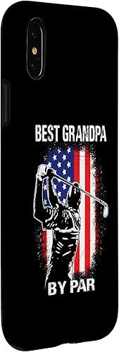 Miniatura 3 de iPhone XXS Golf Best Grandpa By Par American Flag Father's Day Case