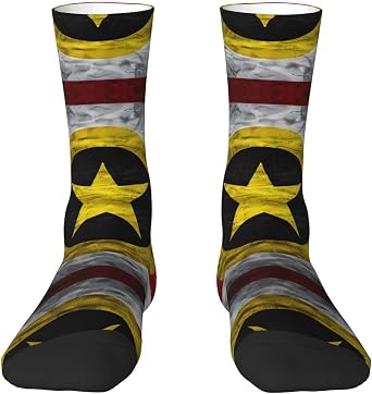 maryland flag Mens Novelty Crew Socks, Funny Socks Crazy Socks, Fun Casual Dress Socks for women